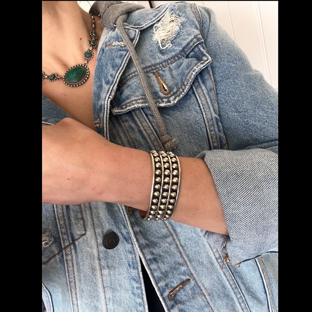 Vintage Sterling Silver cuff - Picture 6 of 6